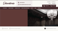 Desktop Screenshot of dekoratornia.net.pl